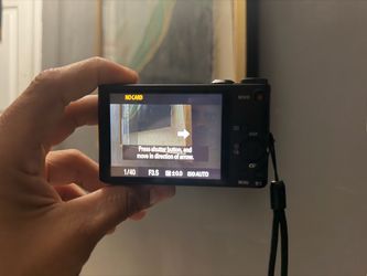 Sony Compact Digital Camera with Wrist Strap