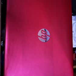 Red Hp Laptop