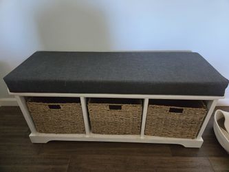 Bench with storage