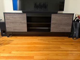 TV Stand - Black and Gray