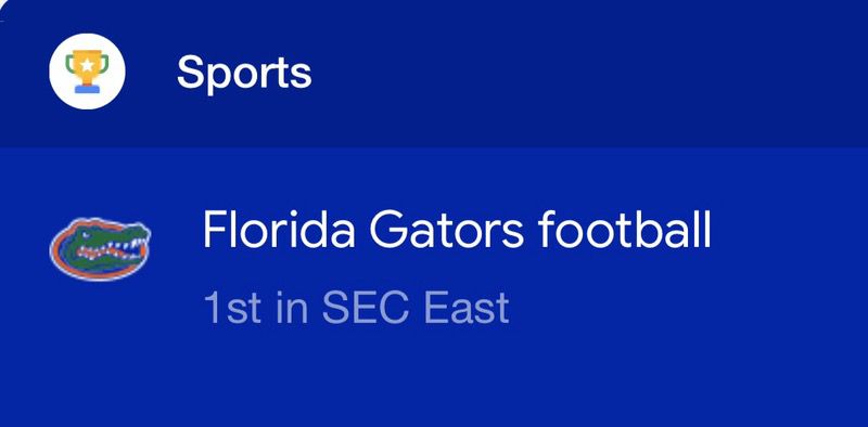 University of Florida Gators Football vs. Florida State Seminoles