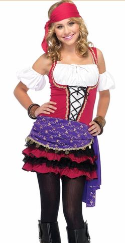 Women’s Gypsy Fortune Teller Halloween Costume size M