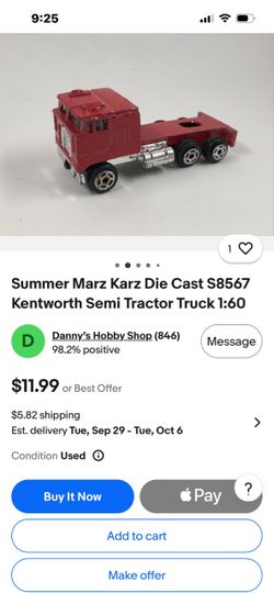 Used Vintage Die Cast Semis