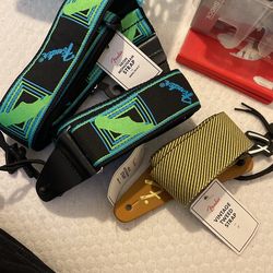 3 Fender Guitar Straps