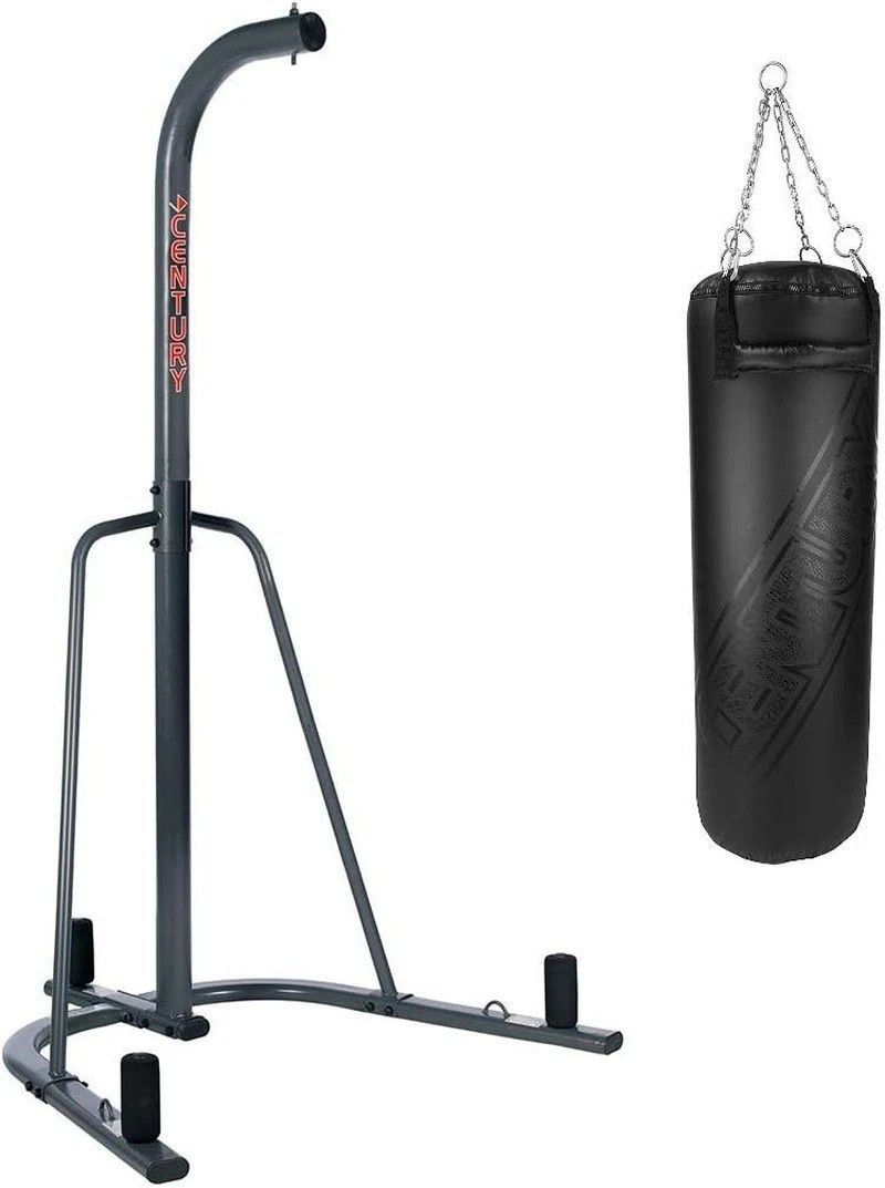 Punching Bag Stand + MMA Punchung Bag 100lb +speedbag