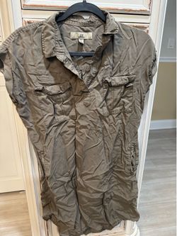 Thread & Supply Utility Mini Dress Size Small