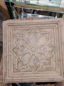 Floral Medallion Wall Hung Decoration Approx 21x21