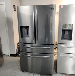 Samsung 4‑Door French Door Fridge – Stainless, Water & Ice