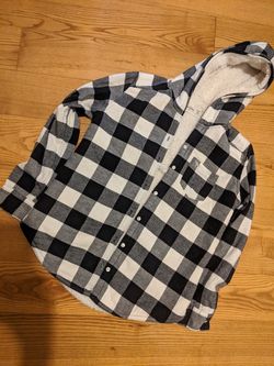 Fall Sherpa shirt/ jacket Kids 16/18