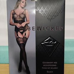 Be Wicked---Goodnight Kiss Body Stocking Fishnet 