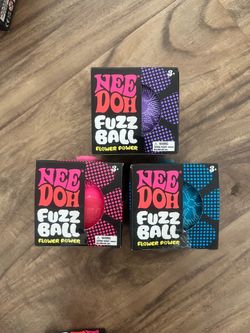 Needoh fuzzball squishy toy