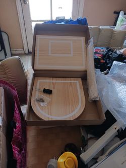 Brand New Mini Wood Basket Ball 