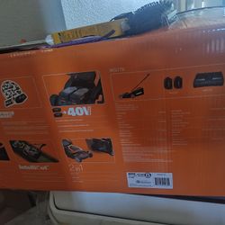 2 In 1 Worx Cordless Lawn Mower