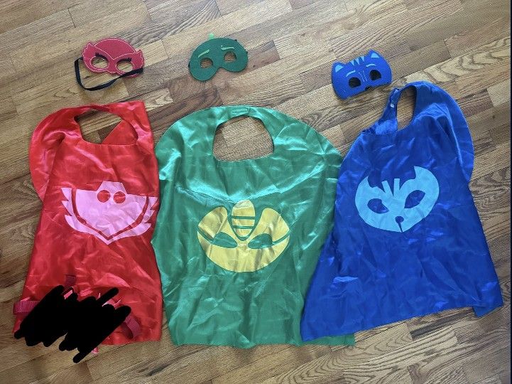 Kids Pj Masks Dress Up Costumes