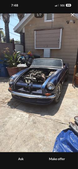 1967 MG with toyota 20R engine and transmission