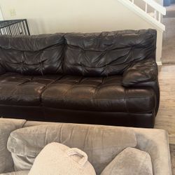 Leather Couch 