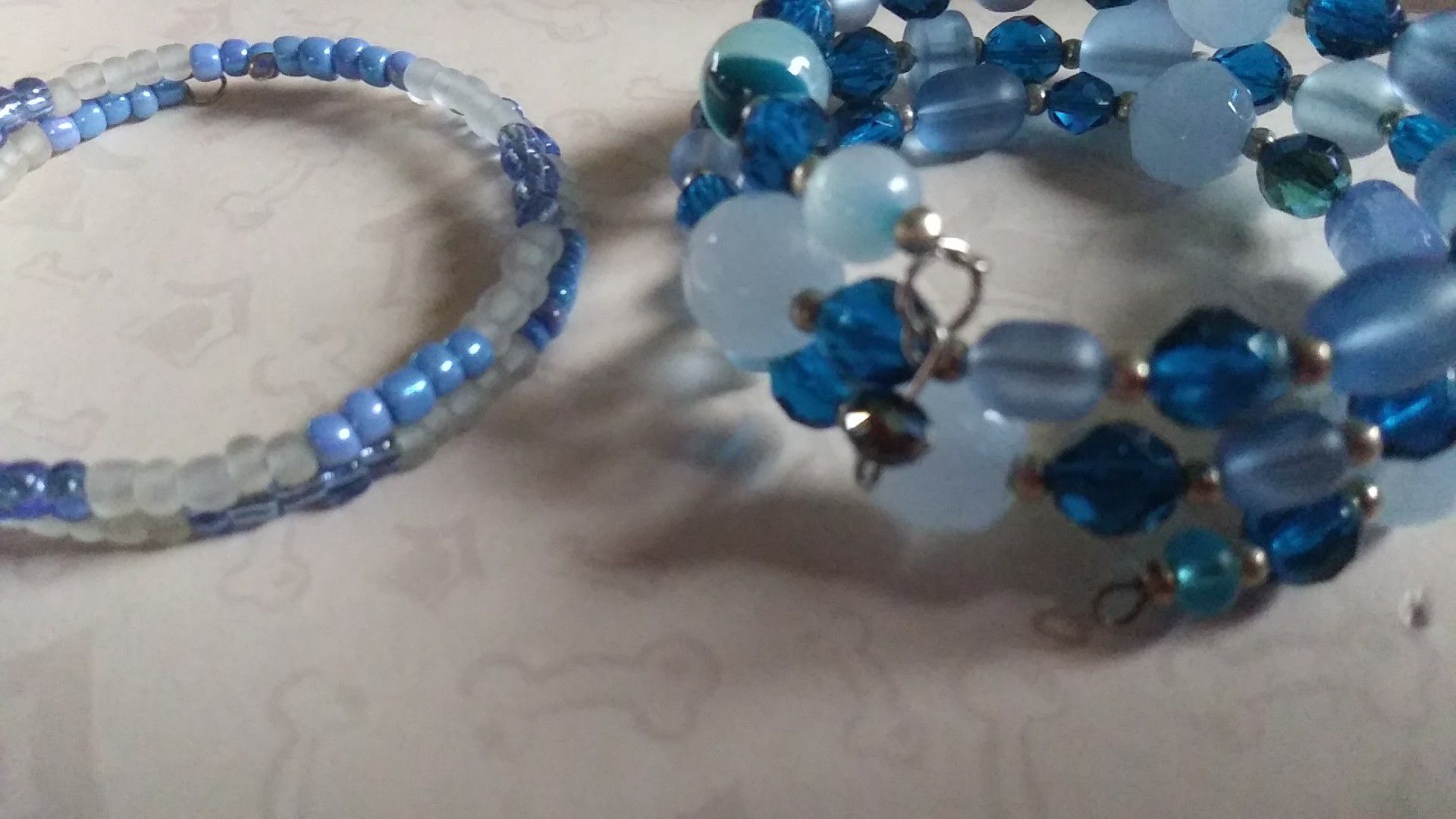 One size fits all two new bracelets in blues gifts