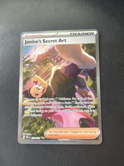 Janine's Secret Art #173 Pokemon Prismatic Evolutions