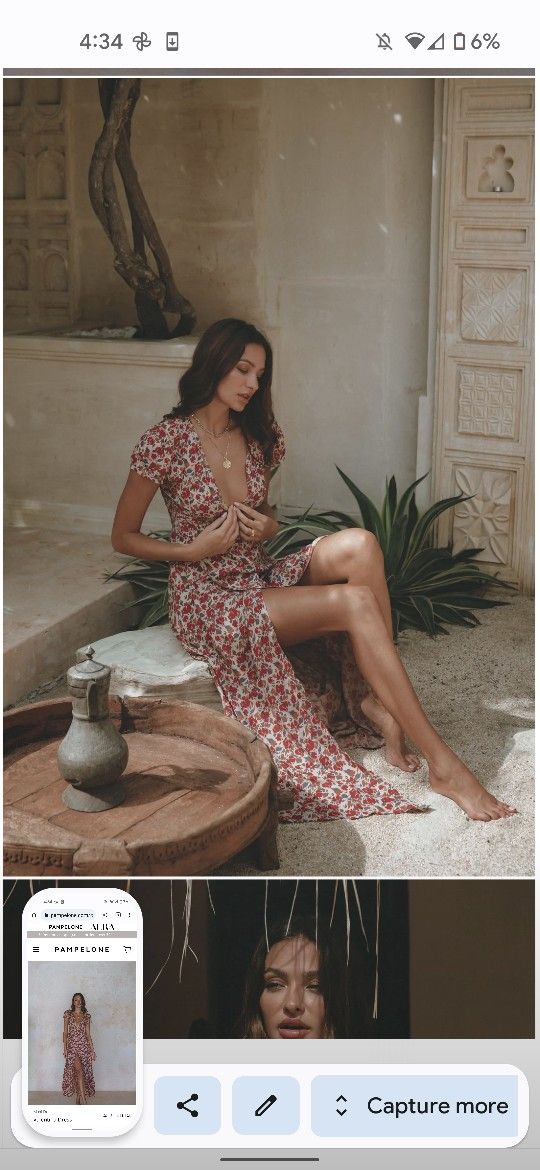 Pampelone Maxi Dress Size Small