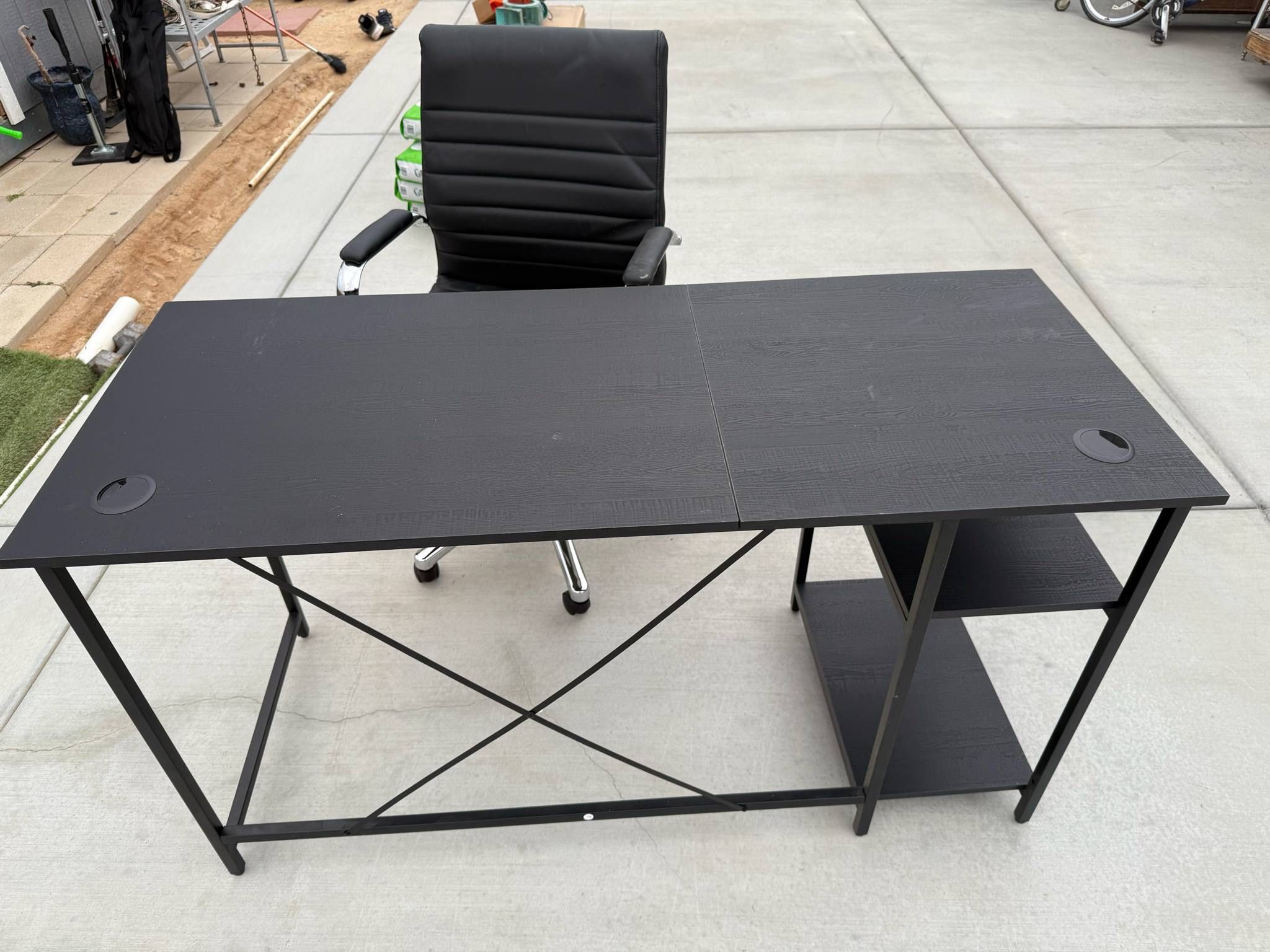 office desk and chair