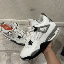 Jordan 4 White Cement 2025 Size 8.5