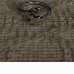 James Avery Heart Over TX Sterling Silver 