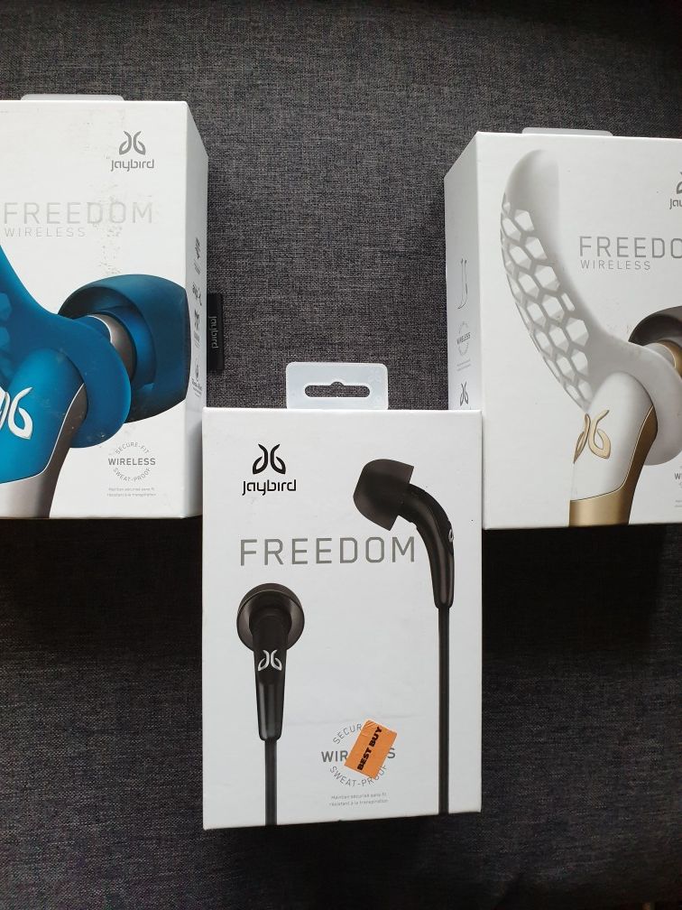 Jaybird Freedom Waterproof Wireless Bluetooth Headphone Headset (Each $40) 👌😱