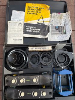 Hopkins Hoppy Headlight Aimer Service Center Kit Model B4A w/Paperwork & OG VHS