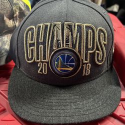 2018 Champs Hat Golden State Worriors