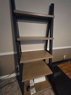 5-Tier Ladder Bookshelf