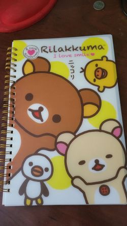 San-X Rilakkuma "I Love Smile" Spiral Bound Notebook Journal 40 Sheets