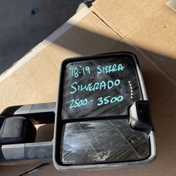 Silverado Sierra 2016-2019 passenger mirror