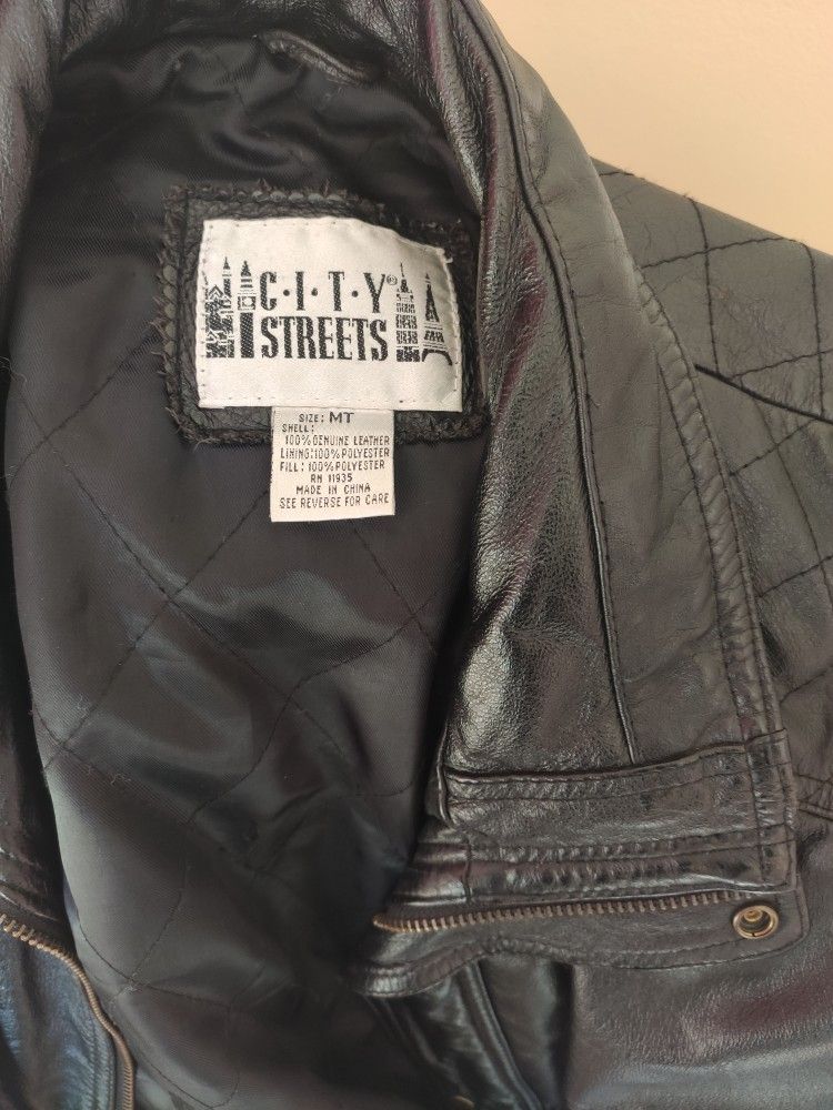 Genuine Leather Jacket From City Streets
