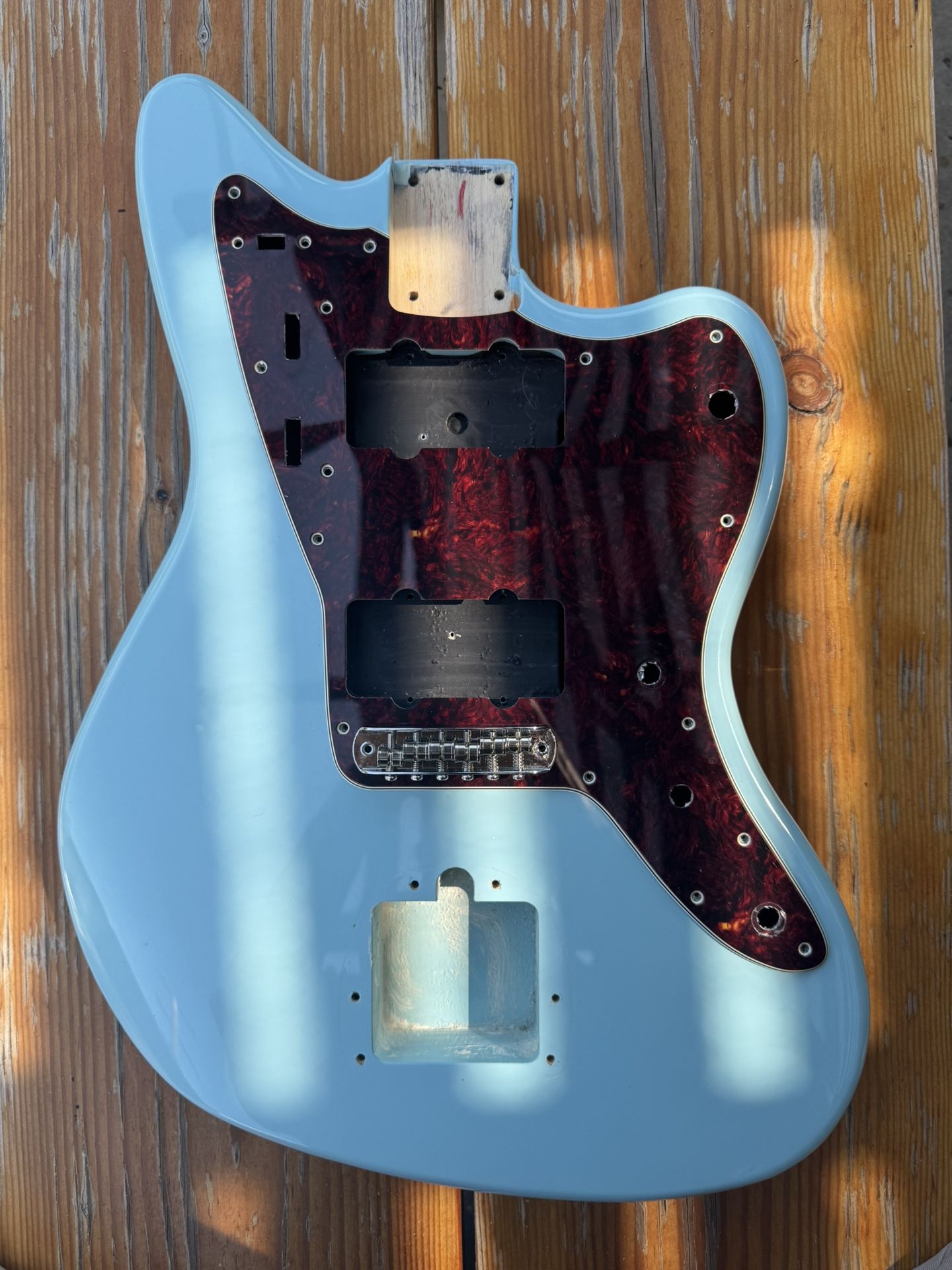 Fender Squier Jazzmaster Guitar Body - Daphne blue W/ Bridge