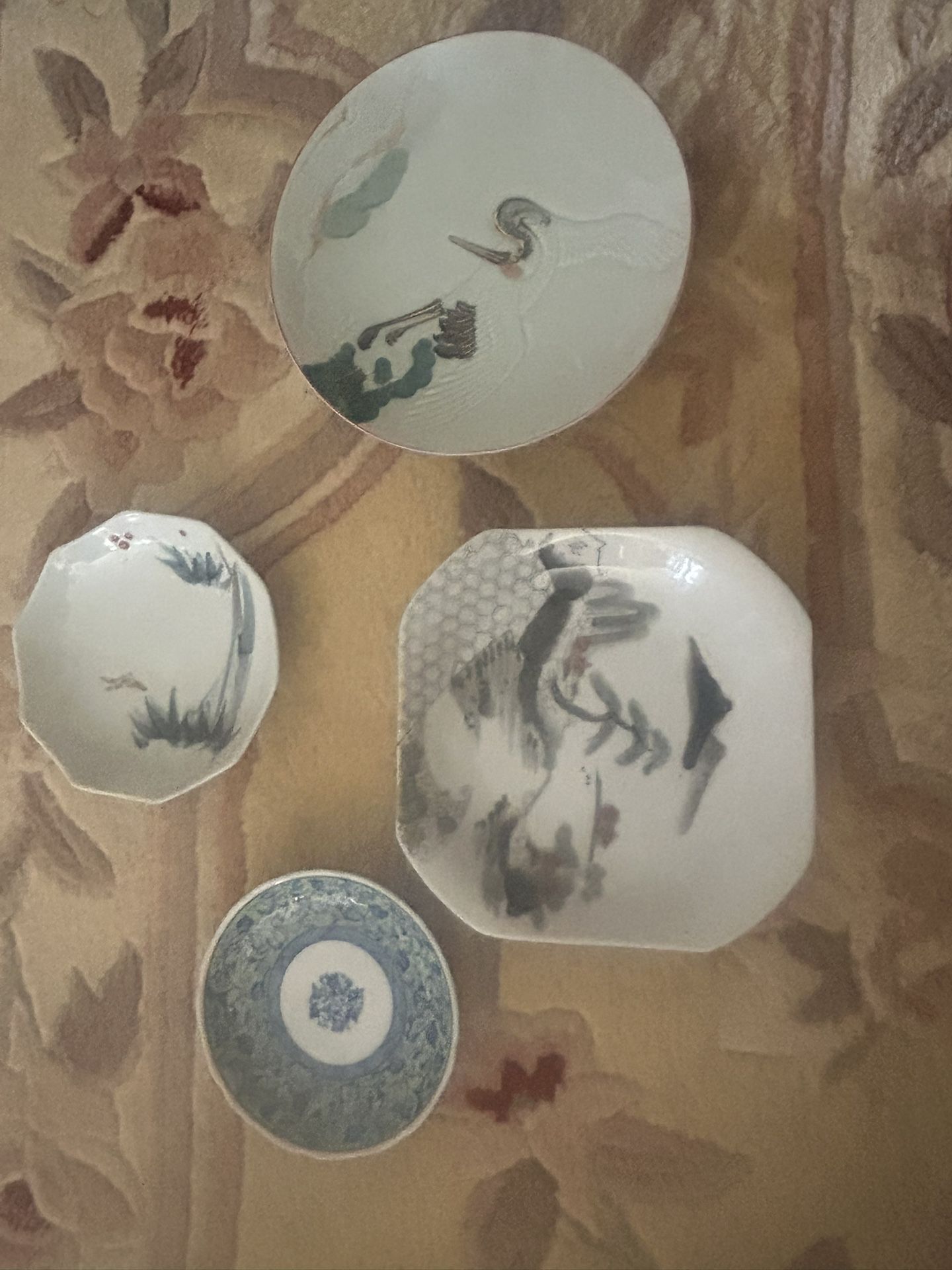 4 MIJ made In Japan Plates