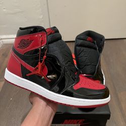Jordan 1 “Patent Breds” Size 9.5
