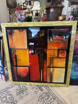 Framed Abstract Wall Art Print