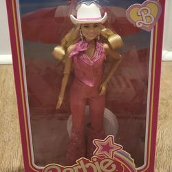 Barbie The Movie Collectible Doll Margot Robbie As Barbie In Pink Western Outfit