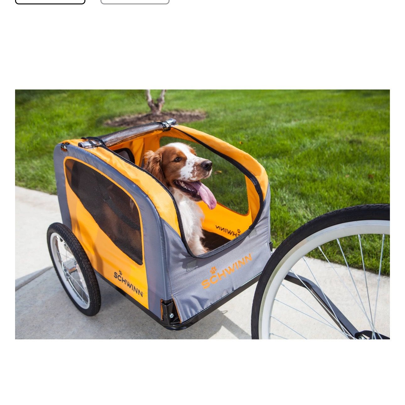 Schwinn Rascal Bike Pet Trailer, Orange