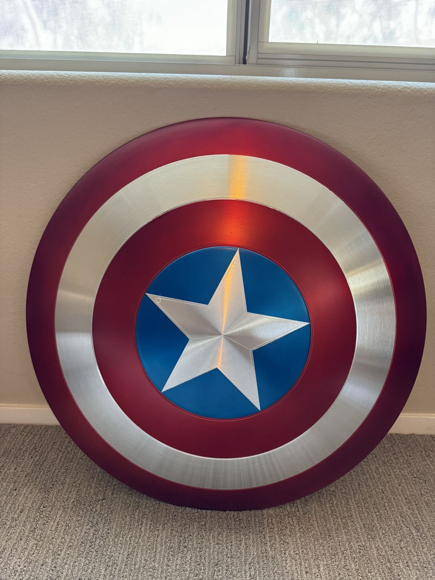 Metal Marvel Captain America shield