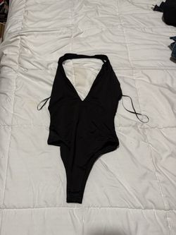 Princess Polly Plunge Halter, Low Back Bodysuit