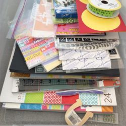 Scrapbook Supplies (Container Not Included) - Unused