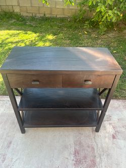 2 Drawer side table