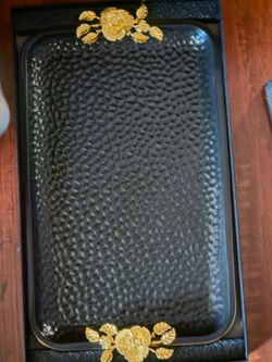 Black and Gold Tray