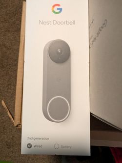 Nest Doorbell 2nd Gen (Wired)