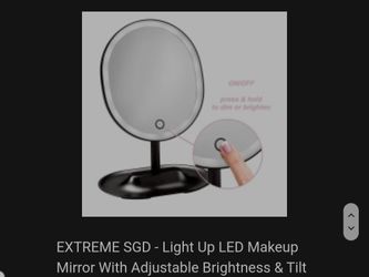 LED Portable USB Vanity Mirror + (5) Anti Aging Mask