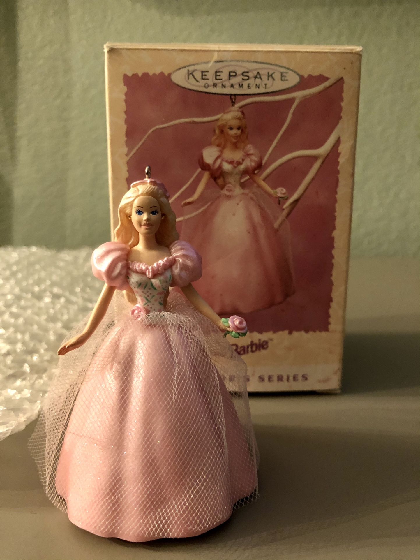 1996 Springtime Barbie Doll Hallmark Ornament Collector's Series 2nd in Series