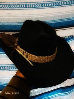 Adjustable Rattlesnake Cowboy Hat Belts
