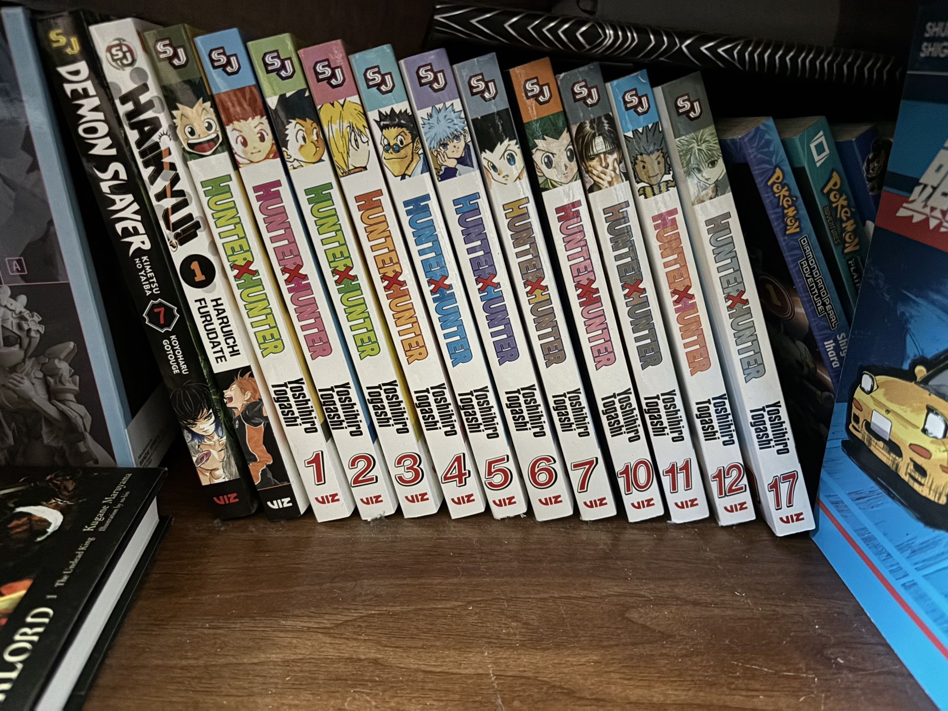 Hunter x Hunter Manga 1,2,3,4,5,6,7,10,11,12,17