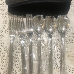 6 Pieces Flatware Set